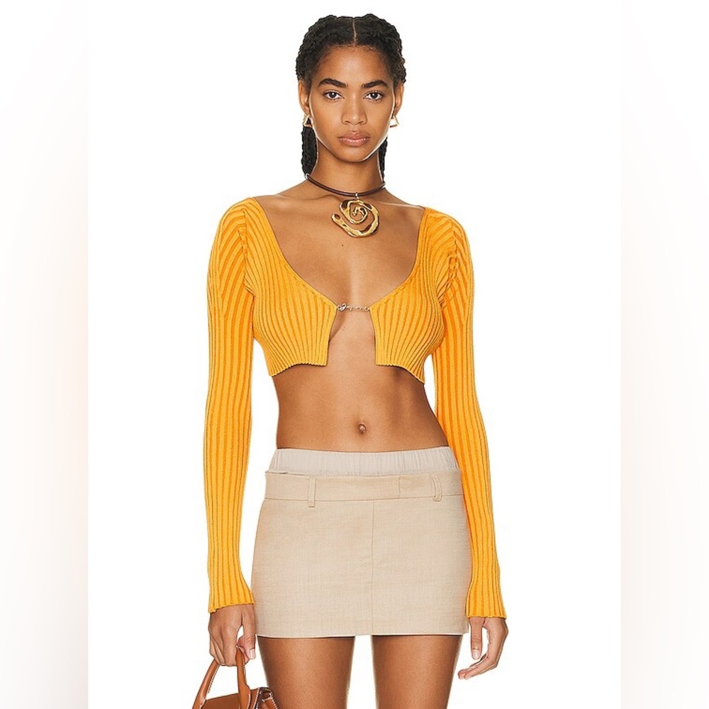 Jacquemus La Maille Pralu Crop Knit